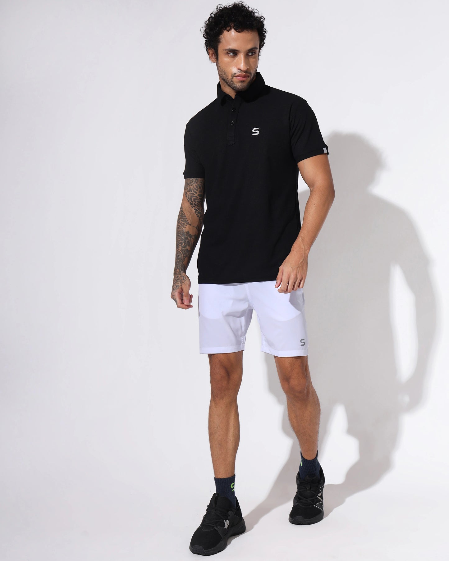Impulse White Shorts