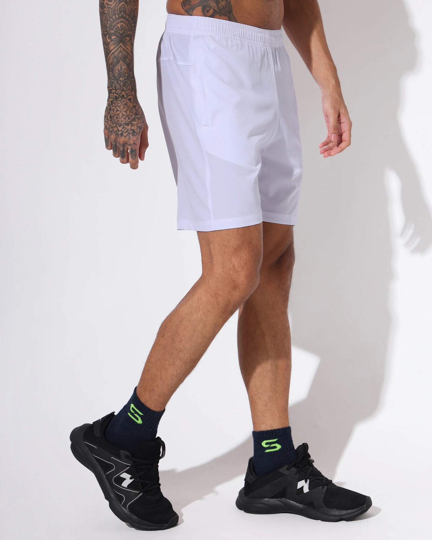 Impulse White Shorts