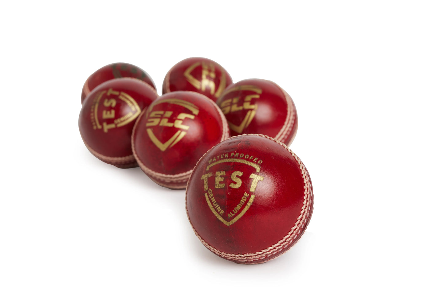 SLC Test 4 Cut Leather Ball (50 Overs) Set of 2 Ball