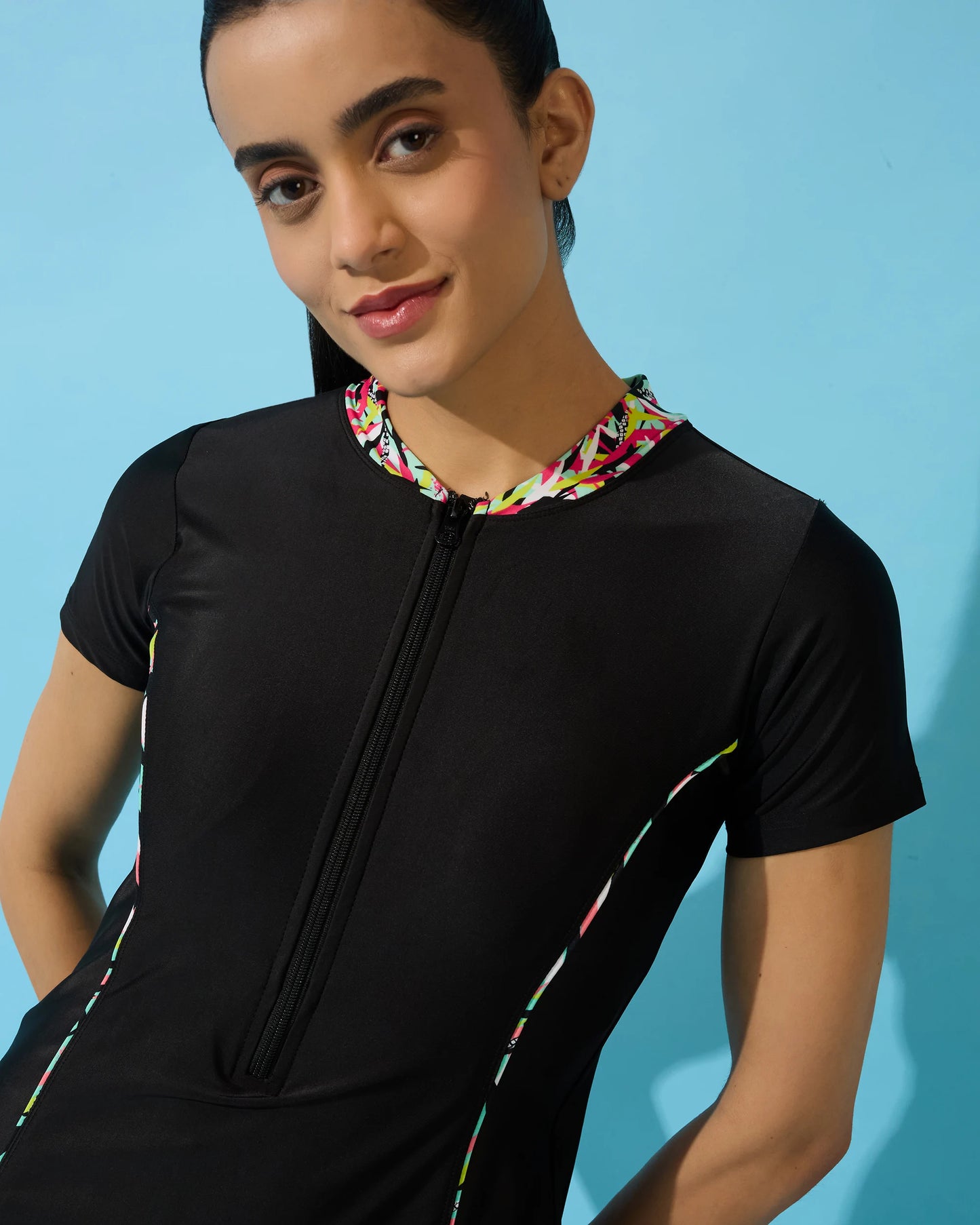 Short Sleeve Swim Suit