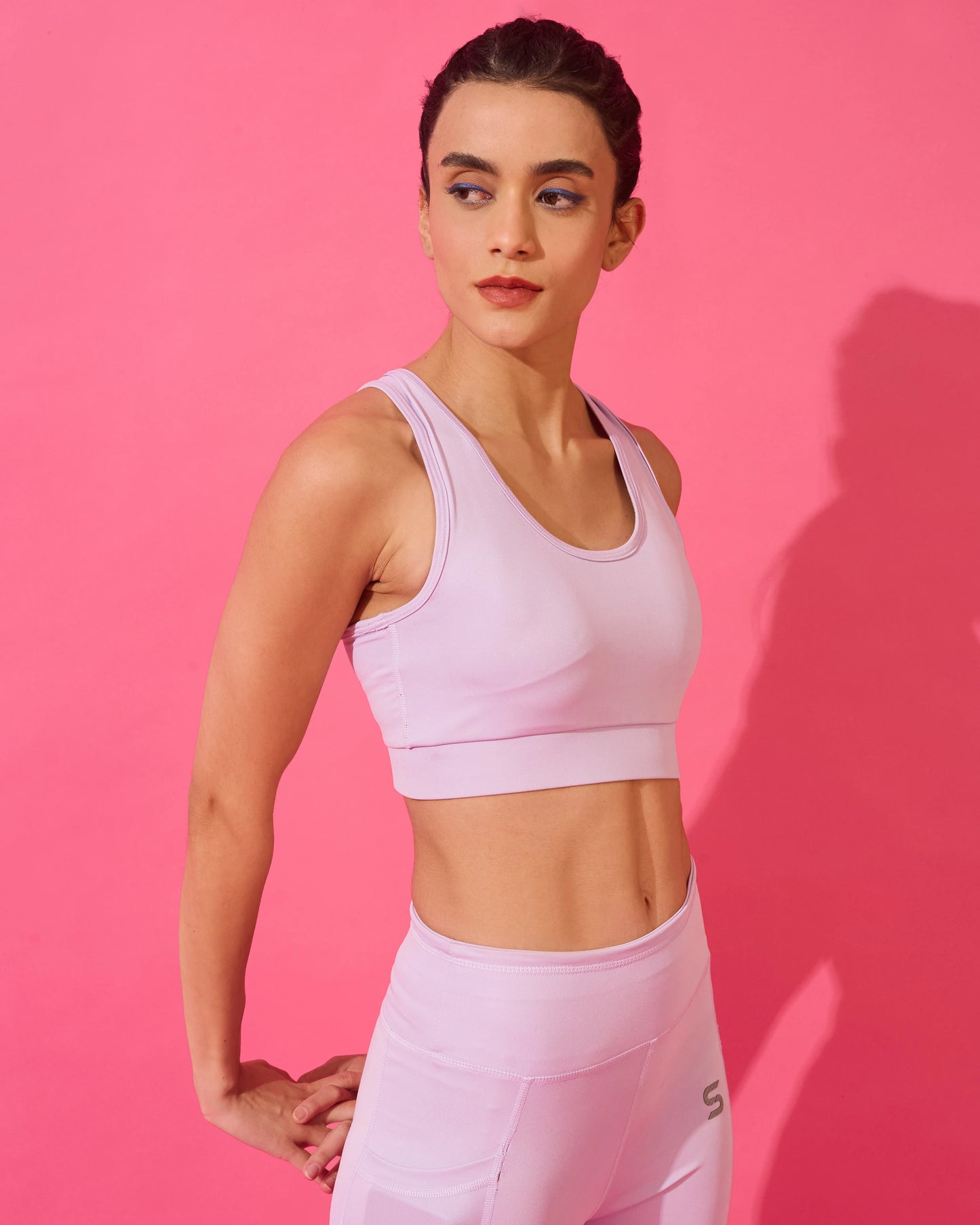 Blush Pink Elevate Performance Sports Bra