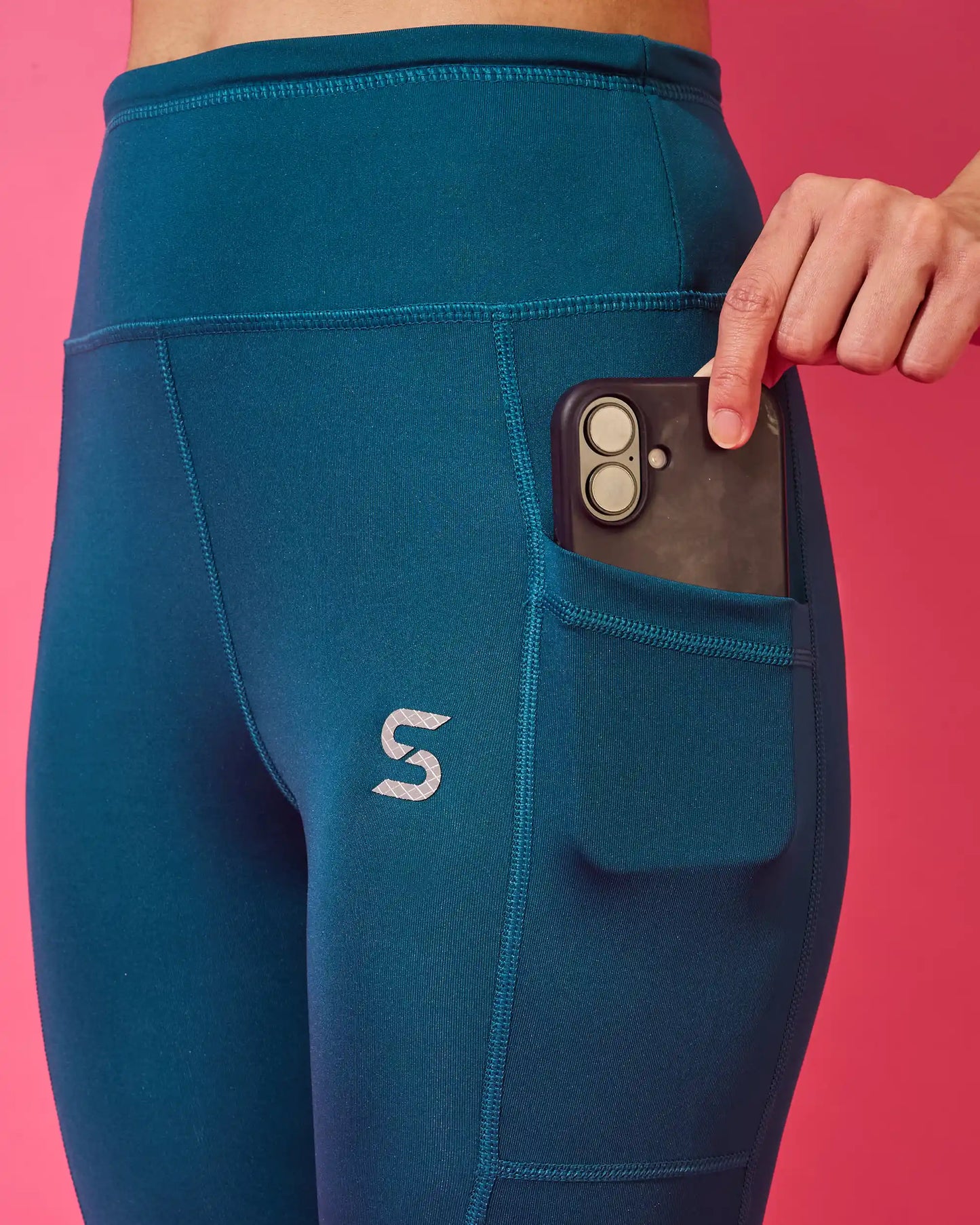 Midnight Teal Active Leggings