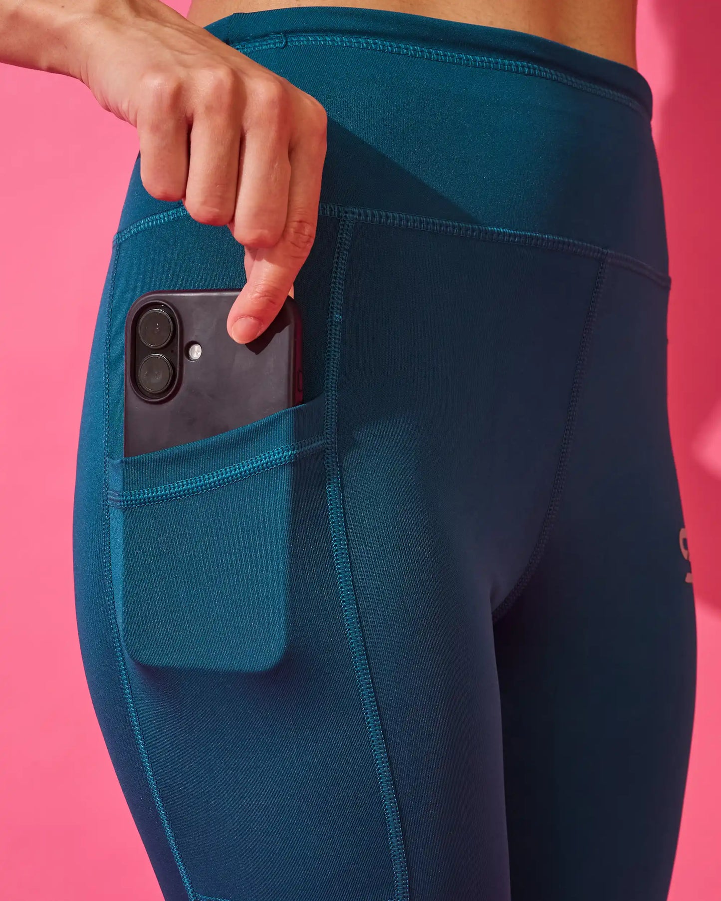 Midnight Teal Active Leggings
