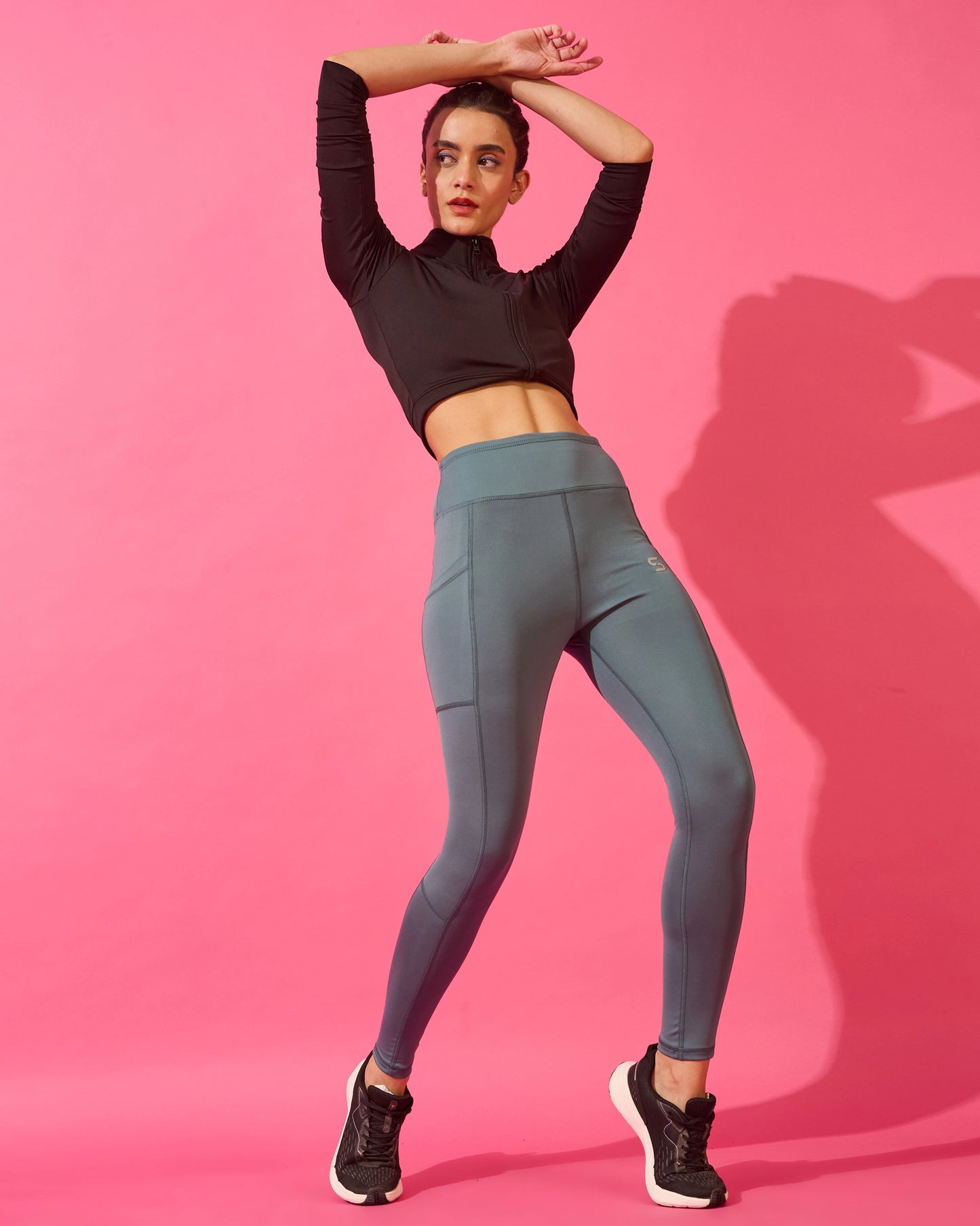 Storm Grey Active Leggings