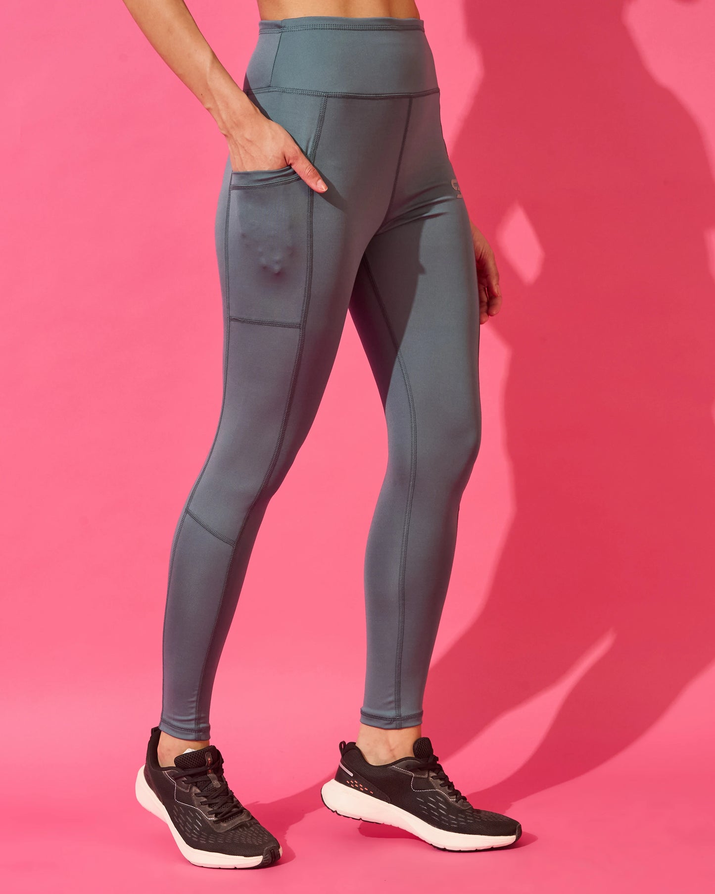 Storm Grey Active Leggings