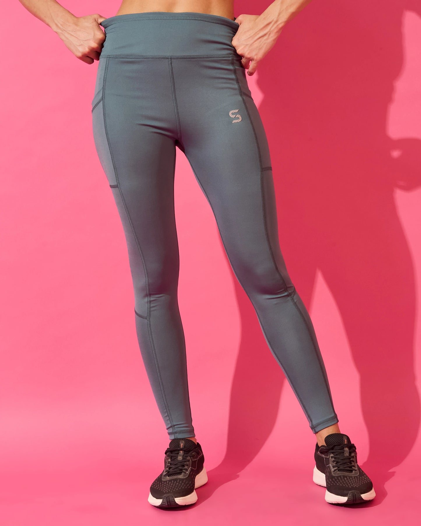 Storm Grey Active Leggings