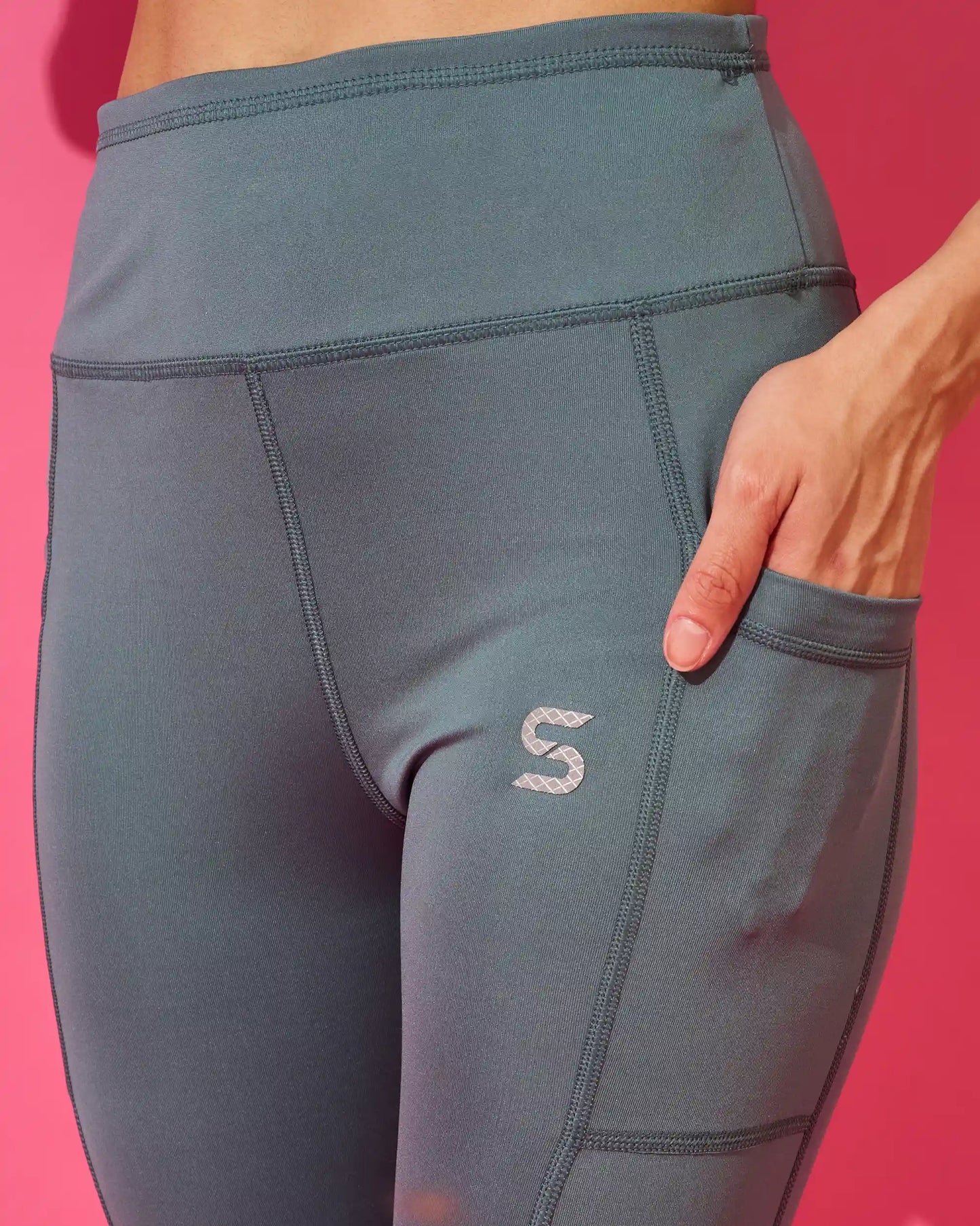 Storm Grey Active Leggings