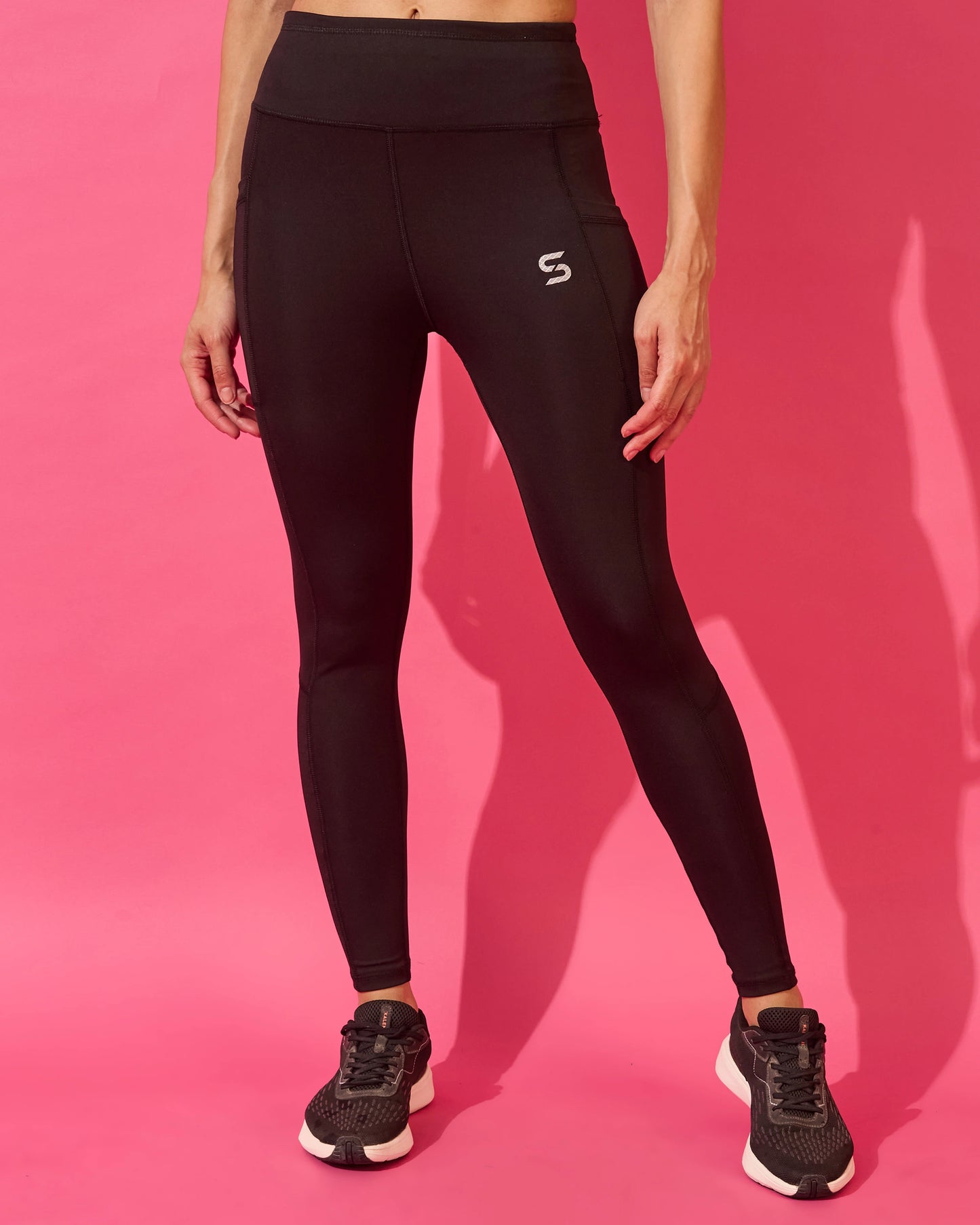 Jet Black Active Leggings