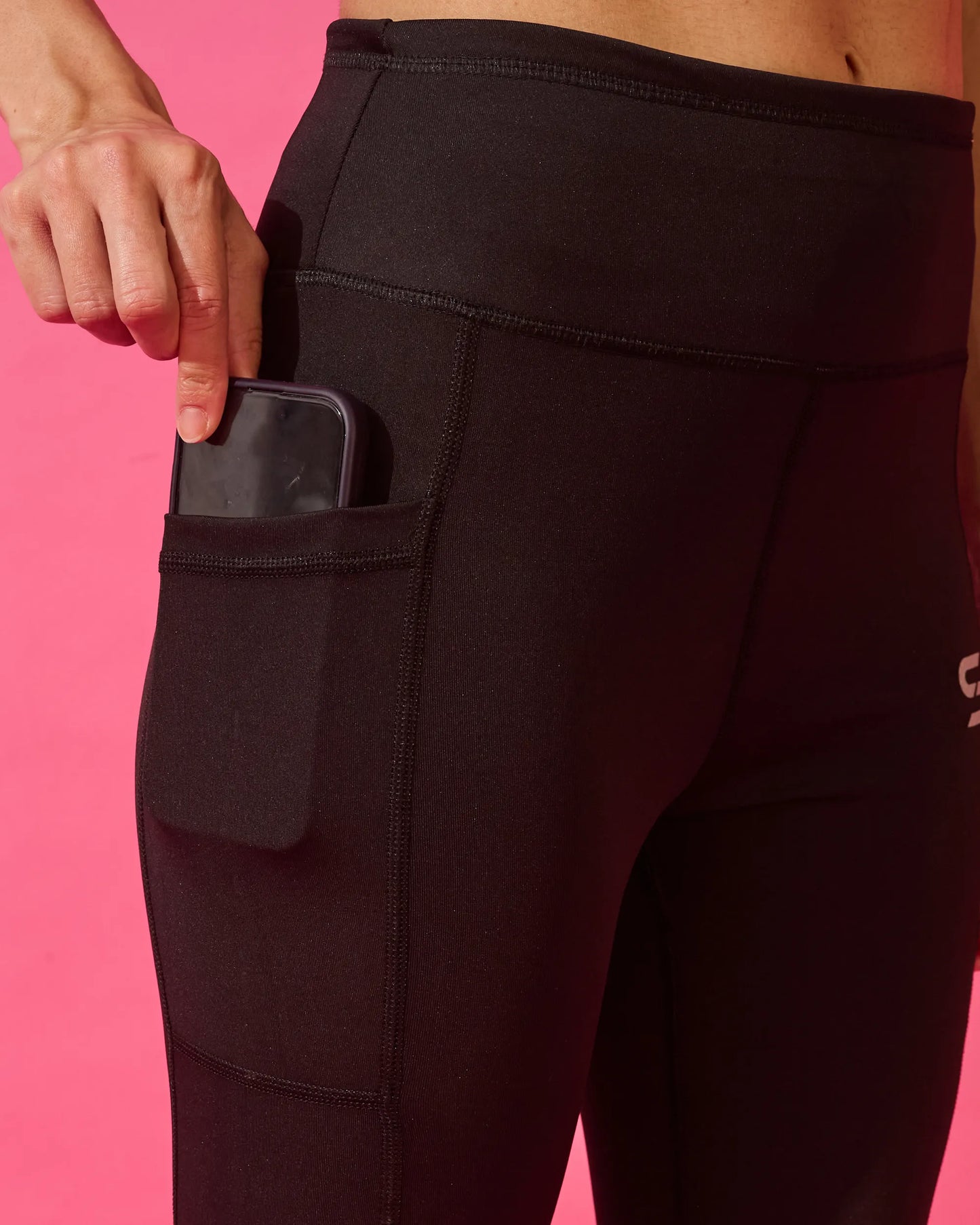 Jet Black Active Leggings