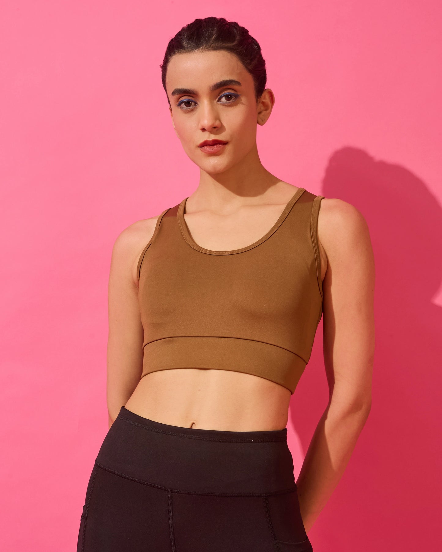 Warm Caramel Elevate Performance Sports Bra