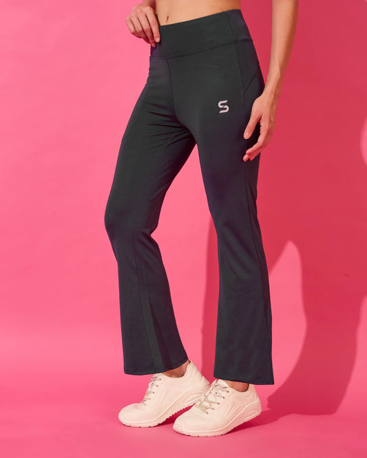 Deep Indigo Active Flared Leggings