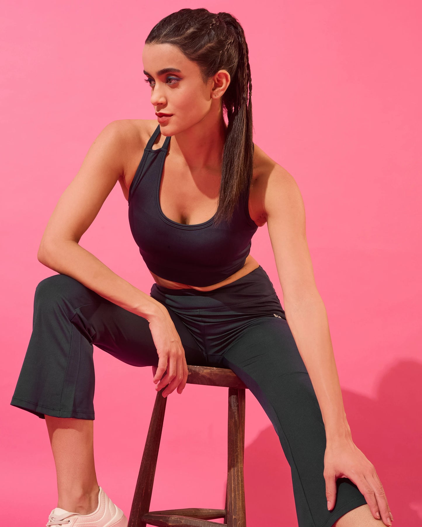 Deep Indigo Strappy Back Sports Bra
