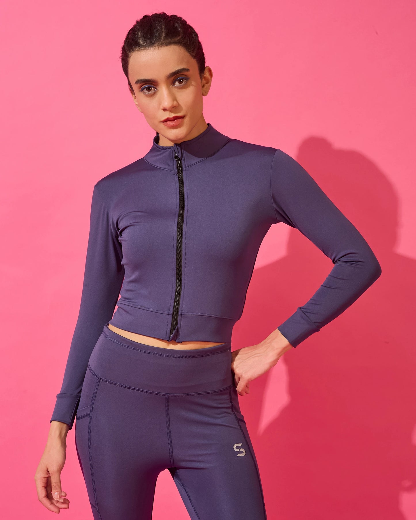 Twilight Purple Performance Zip-Up Jacket