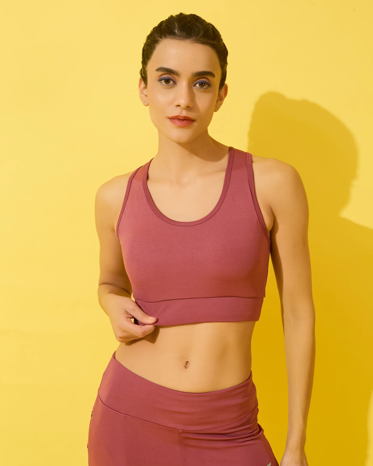 Burnt Red Elevate Performance Sports Bra