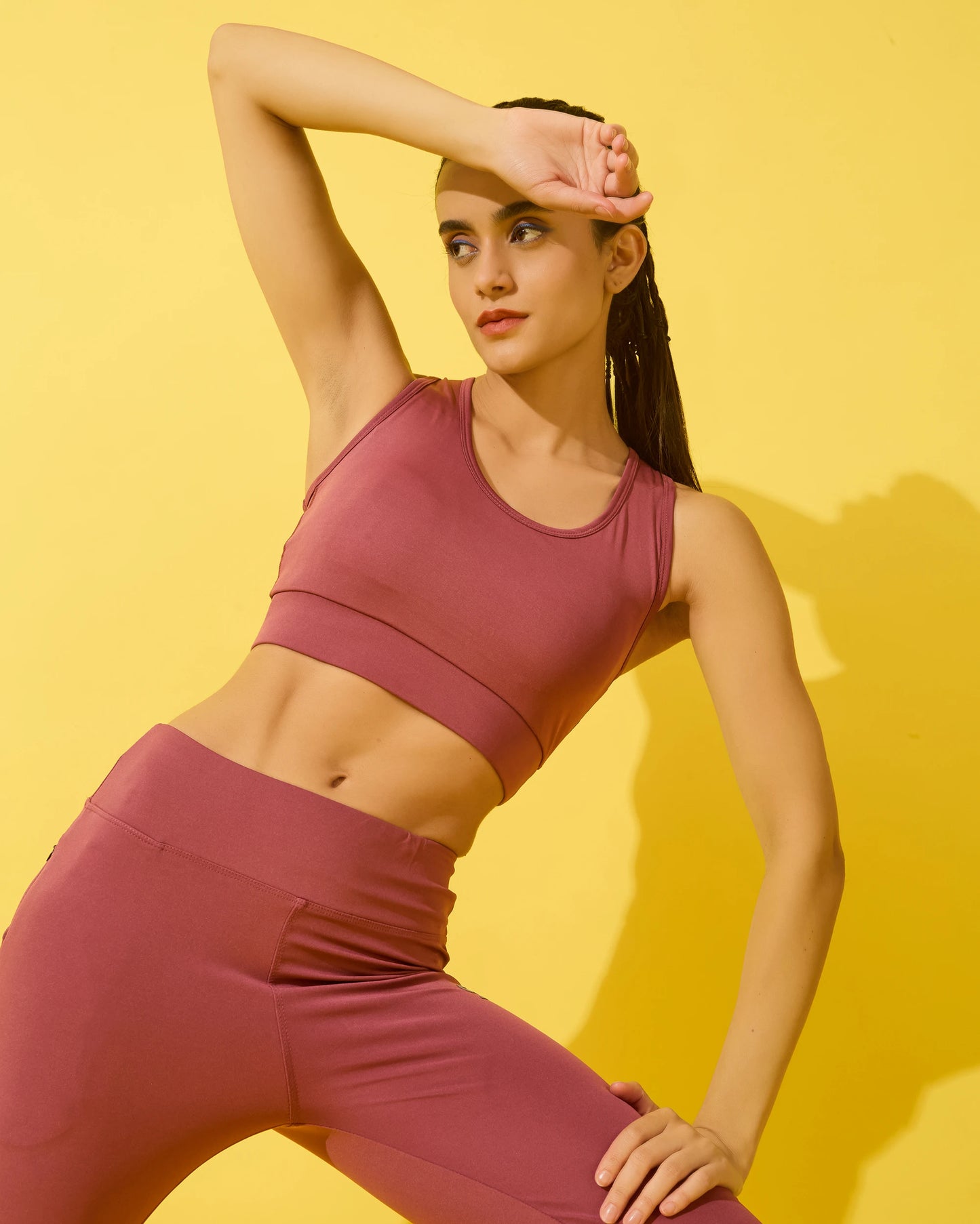 Burnt Red Elevate Performance Sports Bra