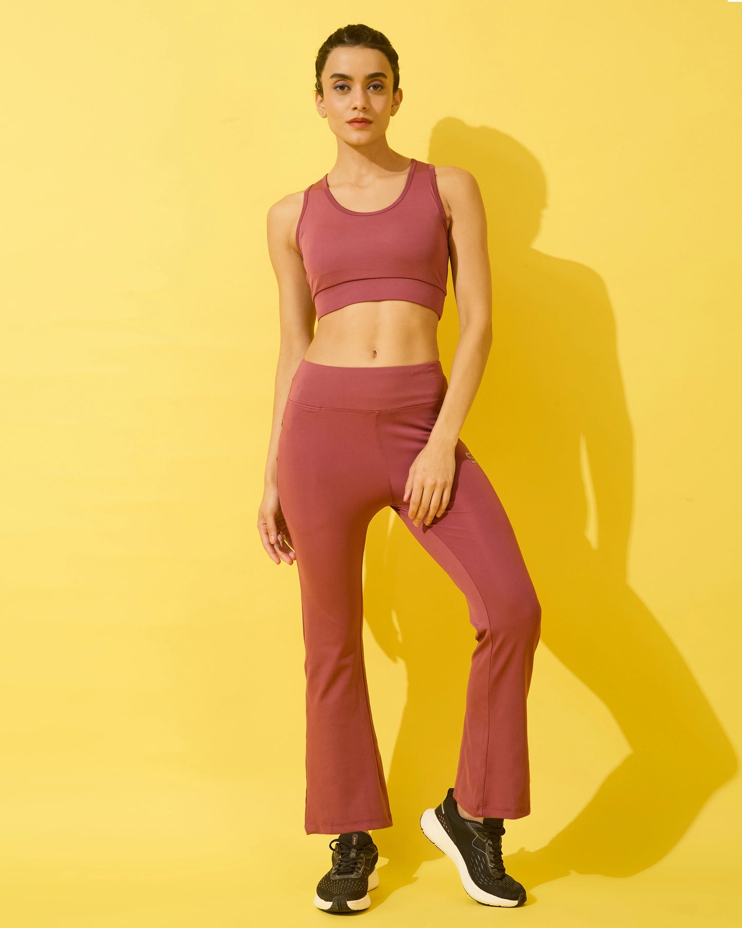 Burnt Red Elevate Performance Sports Bra