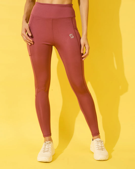 Burnt Rose Active Leggings