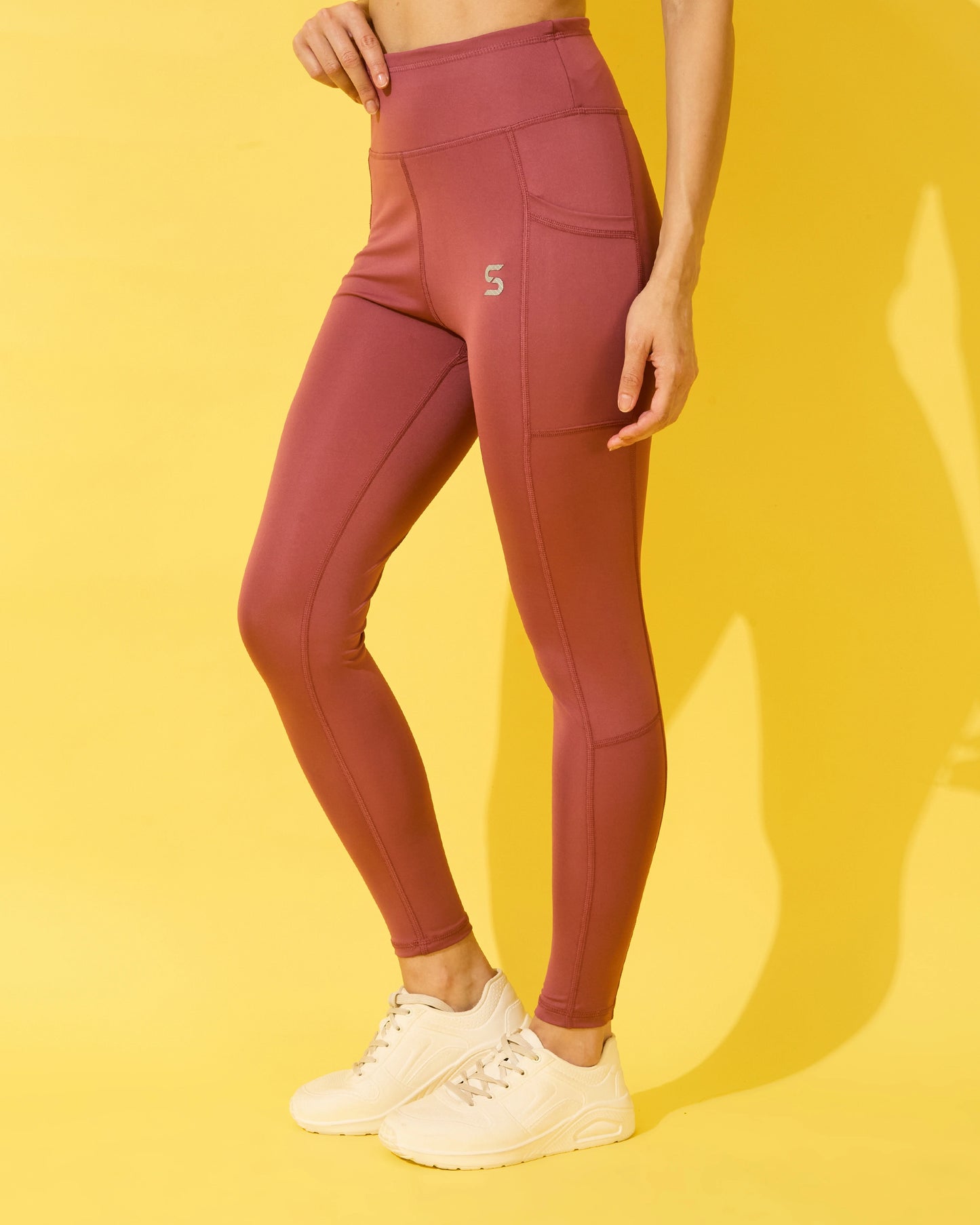 Burnt Rose Active Leggings