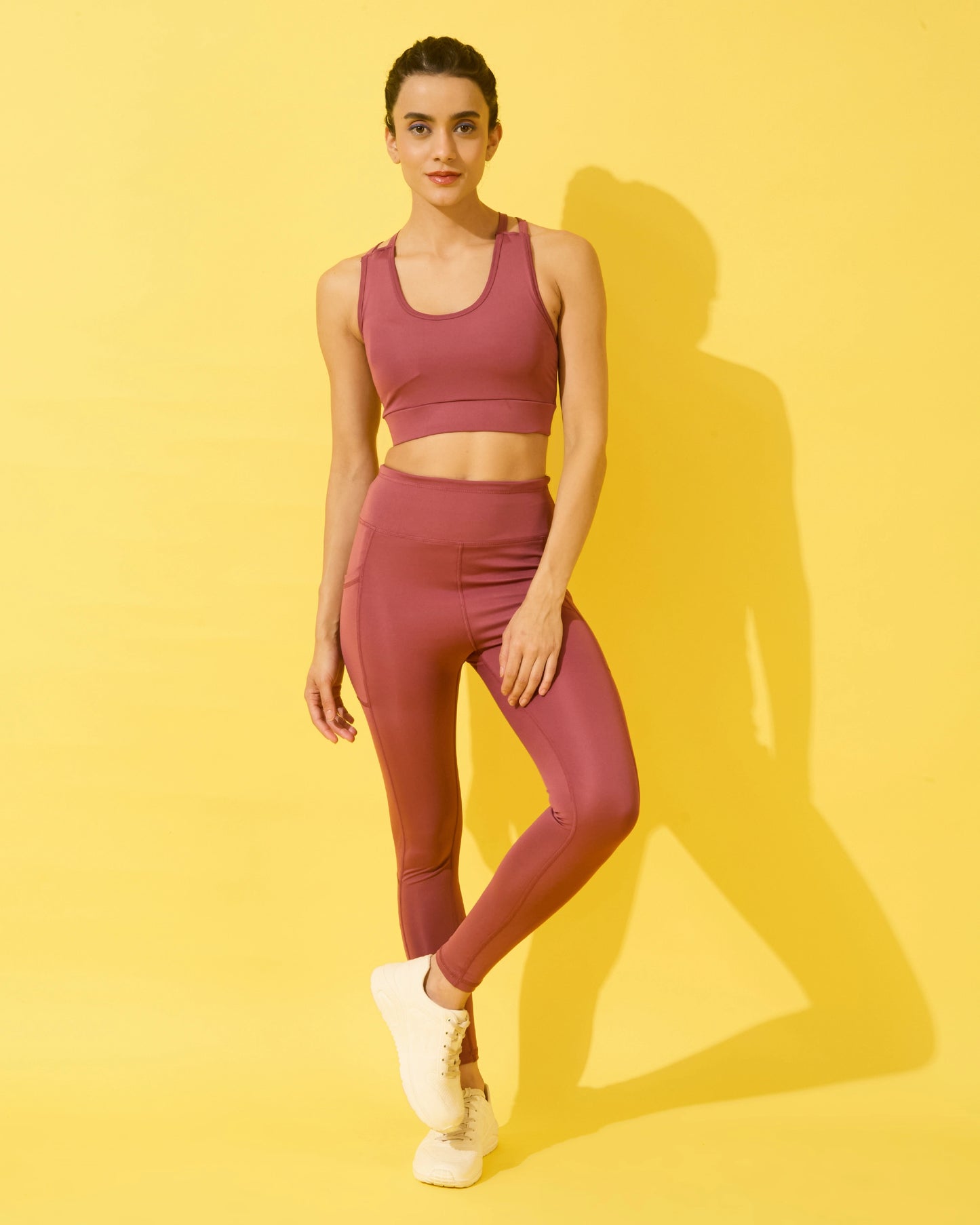 Burnt Rose Active Leggings