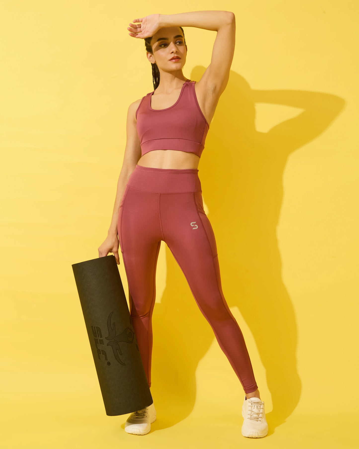 Burnt Rose Active Leggings